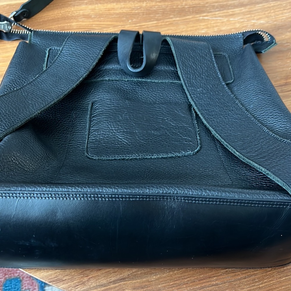 Black Leather Women’s Backpack - Picture 5 of 6